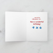 Aangepaste relatie Verjaardag Puzzel Liefde in stu Kaart (Binnen)