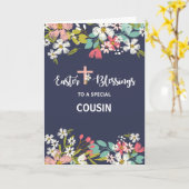 Aangepaste relatieverslapping paasveroudering van  kaart (Gele Bloem)