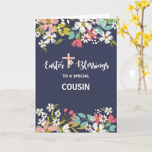 Aangepaste relatieverslapping paasveroudering van  kaart (Gele Bloem)