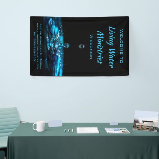 Aangepaste religieuze welkomstbanner spandoek (Beurs)