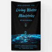 Aangepaste religieuze welkomstbanner spandoek (Verticaal)