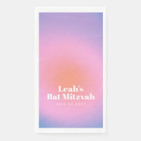 Aangepaste rendy gradiënt lavender Paarse bat Mitz