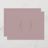 Aangepaste rendy Roos Gold Elegant Blank Sjabloon Briefkaart (Voorkant / Achterkant)