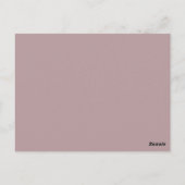 Aangepaste rendy Roos Gold Elegant Blank Sjabloon Briefkaart (Achterkant)