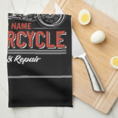 Aangepaste reparatieschop voor motorfietsservice m theedoek (Quarter Fold)