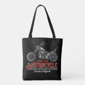 Aangepaste reparatieschop voor motorfietsservice m tote bag (Achterkant)