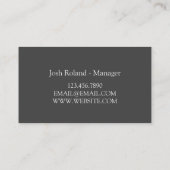 Aangepaste reparatieservices en reparaties visitekaartje (Achterkant)