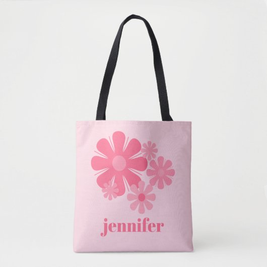 Aangepaste reprothese esthetisch roze tote bag (Voorkant)