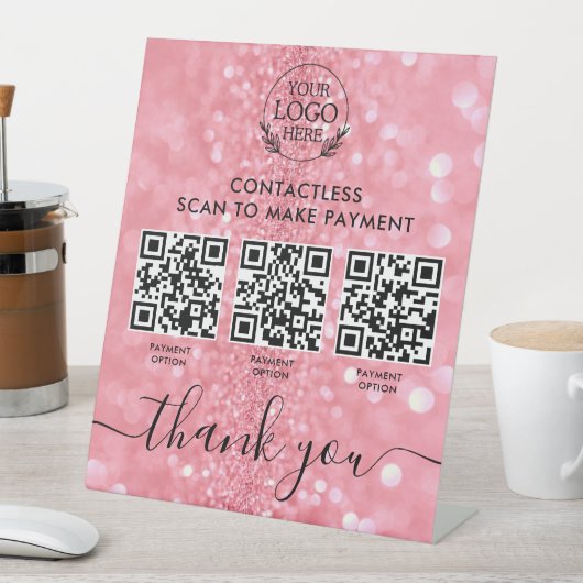 Aangepaste Retail voetstuk teken met multi-QR-code Reclamebord Met Voetstuk (Insitu)