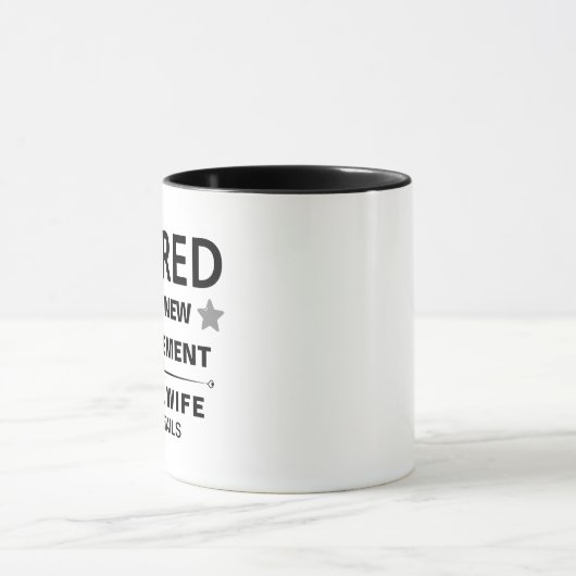 Aangepaste Retirement Mok - Happy Retirement Gift  (Midden)