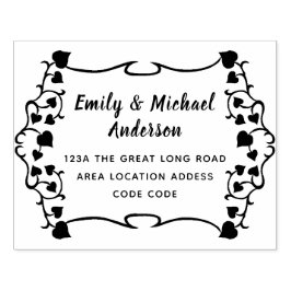 Aangepaste retour ADRES stempel Handschrift Stijl 