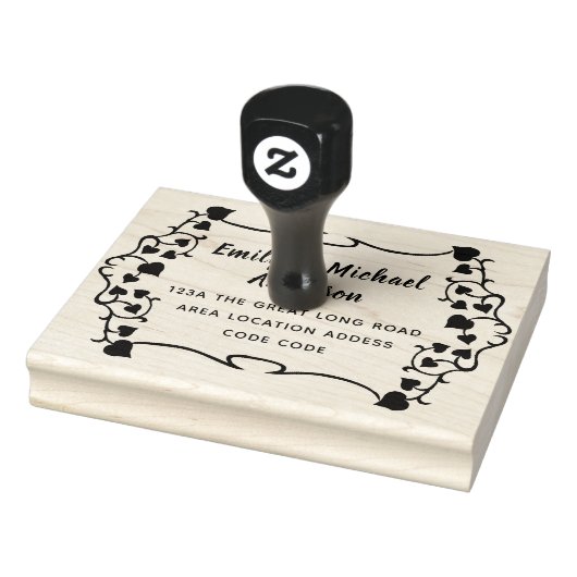 Aangepaste retour ADRES stempel Handschrift Stijl (Stempel)