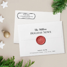 Aangepaste  Retour Adreslabels met Lijst Etiket