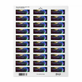 Aangepaste retouradreslabels post verzending etiket (Full Sheet)