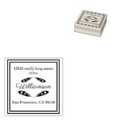 Aangepaste retourpostzegel rubberstempel (Gestempeld)