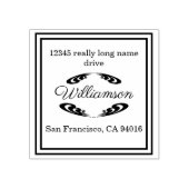 Aangepaste retourpostzegel rubberstempel (Afrduk)