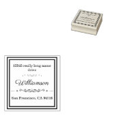 Aangepaste retourpostzegel rubberstempel (Gestempeld)