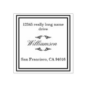 Aangepaste retourpostzegel rubberstempel (Afrduk)