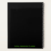 Aangepaste Retro 2025 Planner (Achterkant)