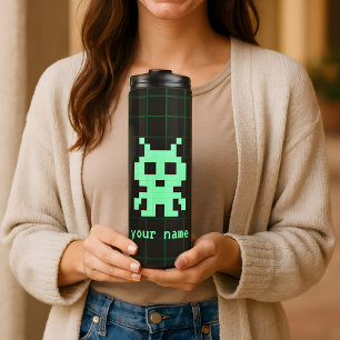 Aangepaste Retro Alien Waterfles Waterfles Thermosbeker
