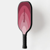 Aangepaste retro-arch pickleball paddle (Links)