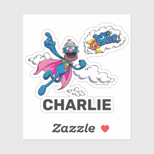 Aangepaste Retro Art Big Bird Sticker (Vel)