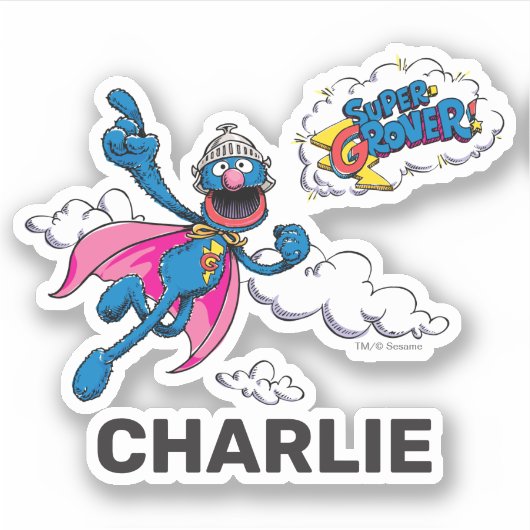 Aangepaste Retro Art Big Bird Sticker (Voorkant)