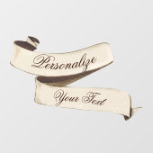 Aangepaste Retro Banner Barbershop Snackbar Raamsticker (Vel)