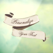 Aangepaste Retro Banner Barbershop Snackbar Raamsticker (Vel 3)