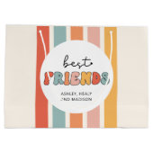 Aangepaste Retro Beste Vrienden BFFs Schattigee Be Groot Cadeauzakje (Achterkant)