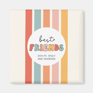Aangepaste Retro Beste Vrienden BFFs Schattigee Be Magneet
