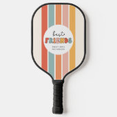 Aangepaste Retro Beste Vrienden BFFs Schattigee Be Pickleball Paddle (Achterkant)