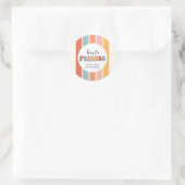 Aangepaste Retro Beste Vrienden BFFs Schattigee Be Ronde Sticker (Tas)