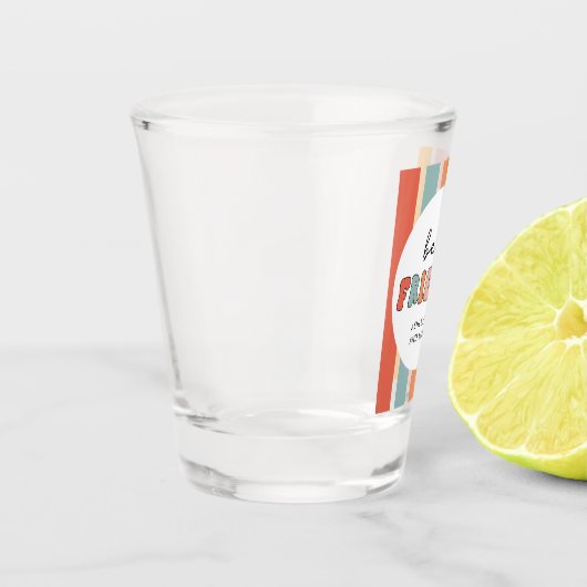 Aangepaste Retro Beste Vrienden BFFs Schattigee Be Shot Glas (Links)