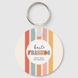 Aangepaste Retro Beste Vrienden BFFs Schattigee Be Sleutelhanger