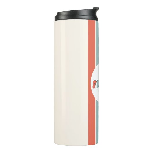 Aangepaste Retro Beste Vrienden BFFs Schattigee Be Thermosbeker (Gedraaid links)