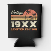 Aangepaste retro Birthday Blikjeskoeler (Voorkant)