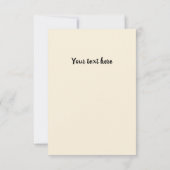 Aangepaste Retro Boho Desert Cactus Bruiloft Bedankkaart (Achterkant)