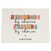 Aangepaste Retro Buren door Toeval Vrienden door K Groot Cadeauzakje (Voorkant)