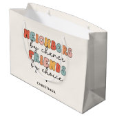 Aangepaste Retro Buren door Toeval Vrienden door K Groot Cadeauzakje (Achterkant Gekanteld)