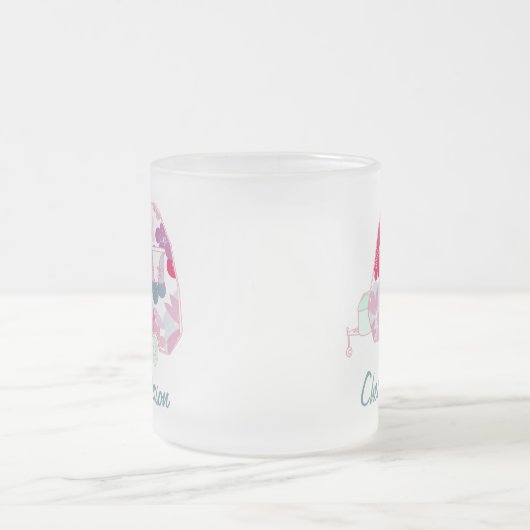 Aangepaste Retro Caravan Coffee Mugs Matglas Koffiemok (Center)