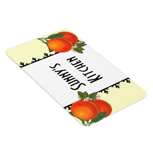 Aangepaste Retro Crate Art Sinaasappels Magnet Magneet (Rechterzijde)