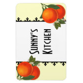 Aangepaste Retro Crate Art Sinaasappels Magnet Magneet (Verticaal)