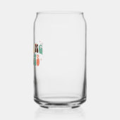 Aangepaste Retro Disco Bachelorette-feest Blikvorm Glas (Links)