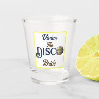 Aangepaste Retro Disco Bachelorette-feest Disco Br Shot Glas