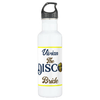 Aangepaste Retro Disco Bachelorette Party Disco Br Waterfles