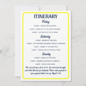 Aangepaste Retro Disco Bachelorette Weekend Kaart (Achterkant)