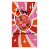 Aangepaste Retro Disco bal Hen party Klein Cadeauzakje (Voorkant)