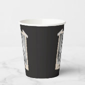 Aangepaste retro feestviering met foto papieren bekers (Links)