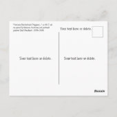 Aangepaste Retro Funny Cute Dachshund Puppies Briefkaart (Achterkant)